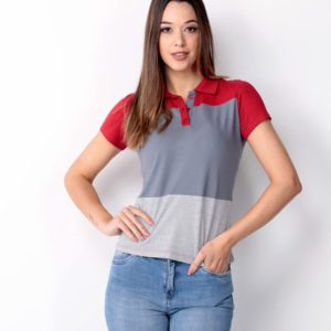 Camisa Gola Polo Feminina